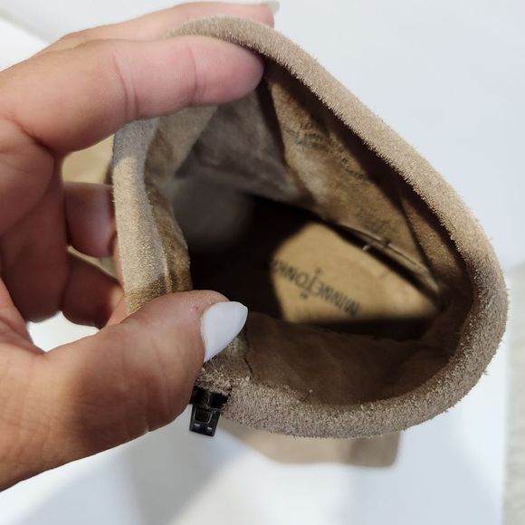 Minnetonka wedge heel boots used size 9.5 - Picture 8 of 12